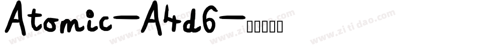 Atomic-A4d6字体转换