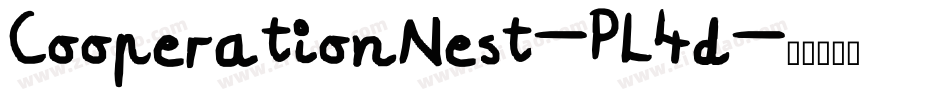CooperationNest-PL4d字体转换 CooperationNest-PL4d字体转换