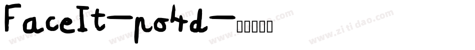 FaceIt-po4d字体转换