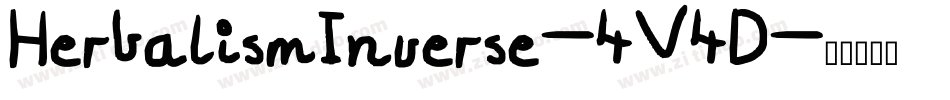 HerbalismInverse-4V4D字体转换 HerbalismInverse-4V4D字体转换