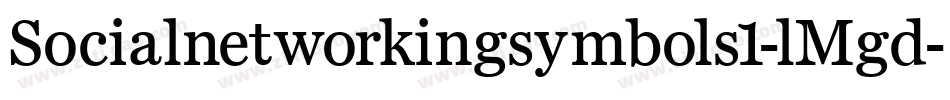 Socialnetworkingsymbols1-lMgd字体转换