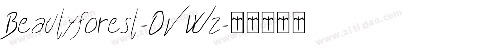 Beautyforest-0VWz字体转换