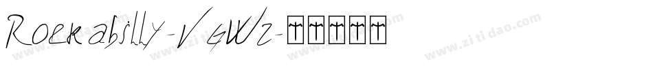 Rockabilly-VgWz字体转换