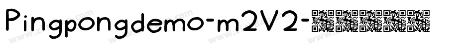 Pingpongdemo-m2V2字体转换
