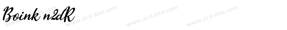 Boink-n2dR字体转换