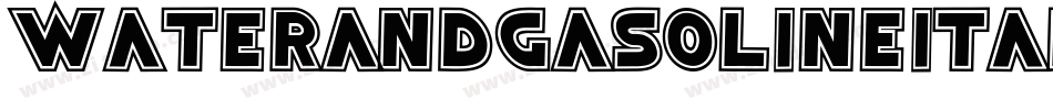 WaterAndGasolineItalic-nRLrY字体转换