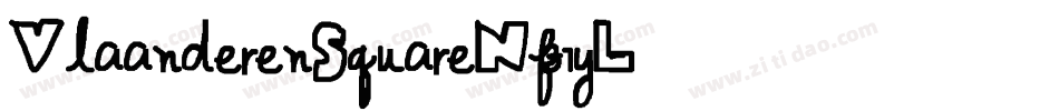 VlaanderenSquareNf-31yL字体转换