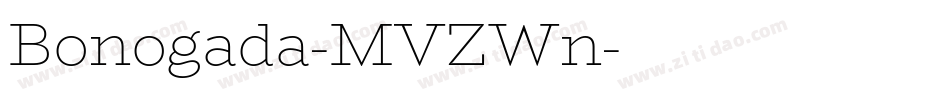 Bonogada-MVZWn字体转换