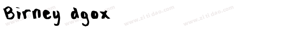 Birney-dgox字体转换