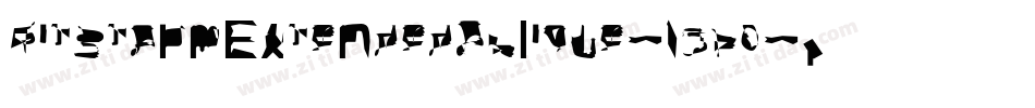 BitstormExtendedOblique-15p0字体转换