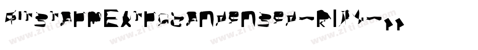BitstormExtracondensed-RlDV字体转换