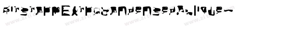 BitstormExtracondensedOblique-BrZB字体转换