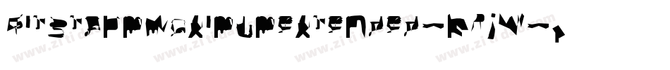 BitstormMaximumextended-KPjW字体转换