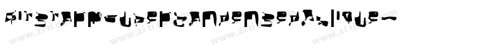 BitstormSupercondensedOblique-75LE字体转换