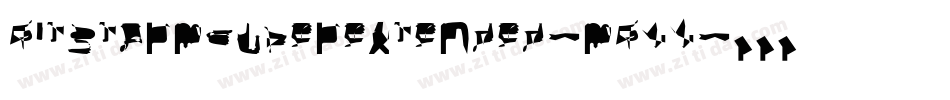 BitstormSuperextended-mBvV字体转换