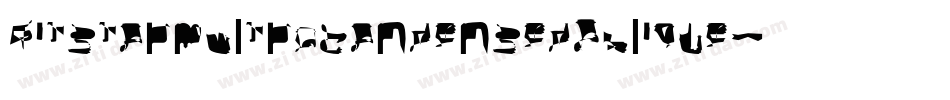 BitstormUltracondensedOblique-LLjy字体转换