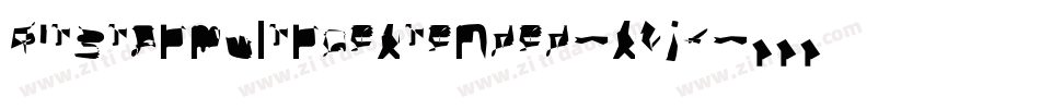 BitstormUltraextended-XYj2字体转换
