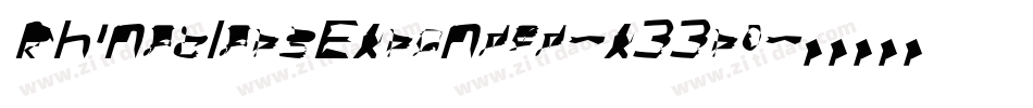 RhinoclopsExpanded-x33p0字体转换