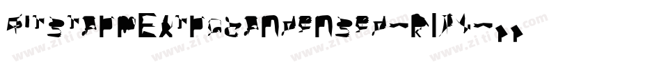 BitstormExtracondensed-RlDV字体转换