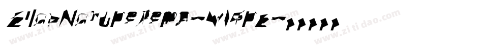 ZilapNatureDemo-w1Brz字体转换