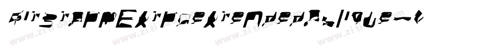 BitstormExtraextendedOblique-Yrjq字体转换