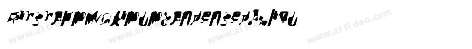 BitstormMaximumcondensedOblique-MXjp字体转换
