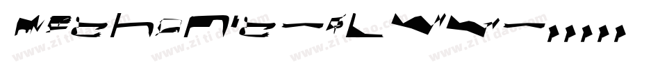 Mechanic-BLWw字体转换