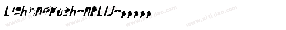LightInBrush-nRLlJ字体转换 LightInBrush-nRLlJ字体转换