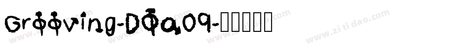 Grooving-DOa09字体转换