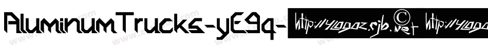 AluminumTrucks-yE9q字体转换
