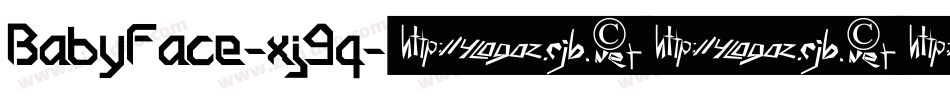 BabyFace-xj9q字体转换