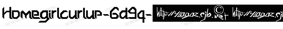 Homegirlcurlup-6d9q字体转换