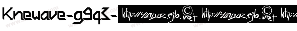 Knewave-g9q3字体转换