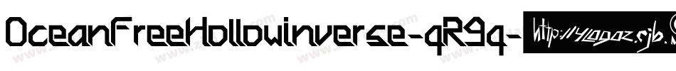 OceanFreeHollowInverse-qR9q字体转换 OceanFreeHollowInverse-qR9q字体转换