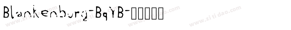 Blankenburg-BqYB字体转换