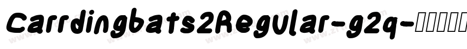 Carrdingbats2Regular-g2q字体转换