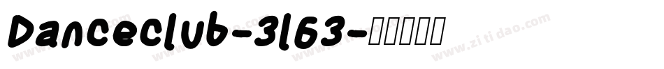 Danceclub-3l63字体转换