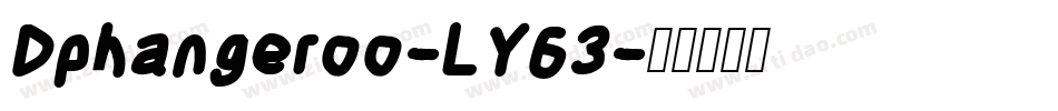 Dphangeroo-LY63字体转换