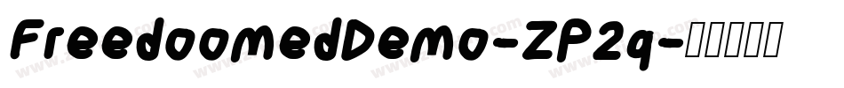 FreedoomedDemo-ZP2q字体转换