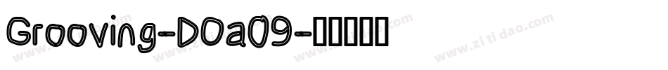 Grooving-DOa09字体转换