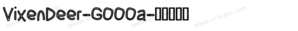 VixenDeer-GOOOa字体转换