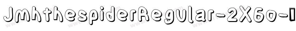 JmhthespiderRegular-2X6o字体转换