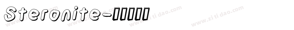 Steronite字体转换