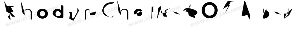 RhodynChalk-2O7K8字体转换