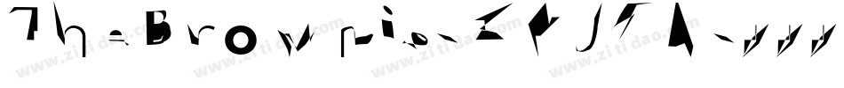 TheBrownis-ZVJ7K字体转换