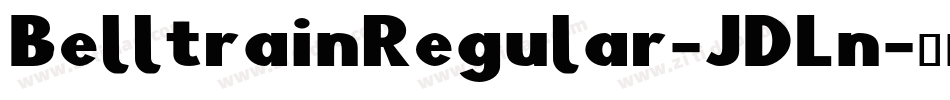 BelltrainRegular-JDLn字体转换