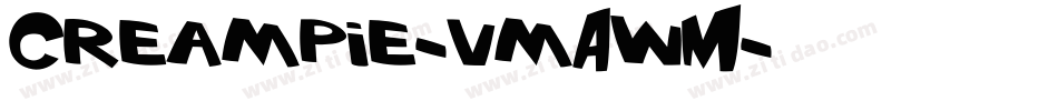 Creampie-vmAwM字体转换