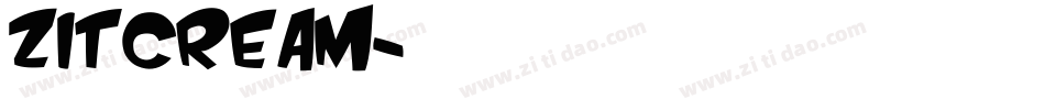 ZITCREAM字体转换