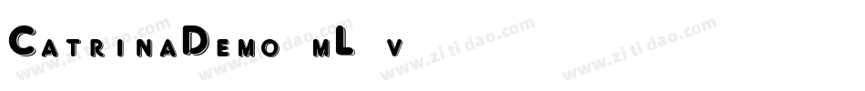 CatrinaDemo-mL2v9字体转换