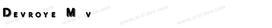 Devroye-M2v字体转换